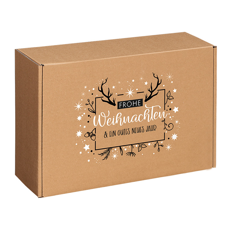 Geschenkbox "Frohe Weihnachten" 2er
