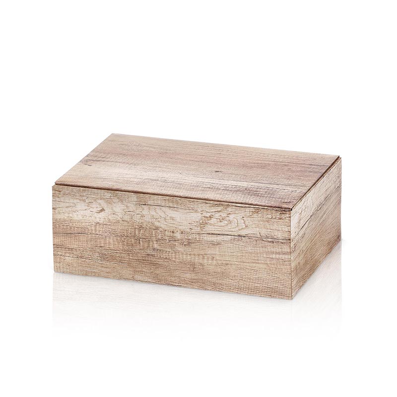 Geschenkbox "Wood" in Holzoptik